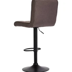 vidaXL Barkrukken 2 st stof taupe