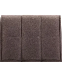 vidaXL Barkrukken 2 st stof taupe