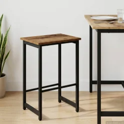 vidaXL Barkruk Oud hout 40 x 32 x 64 cm Bewerkt hout
