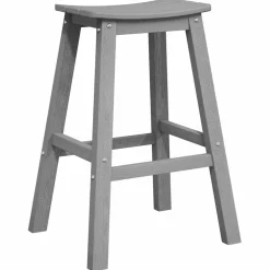 vidaXL Barkruk 2 st Lichtgrijs 52 x 43 x 73,5 cm HDPE