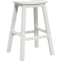 vidaXL Barkruk 2 st Wit 52 x 43 x 73,5 cm HDPE