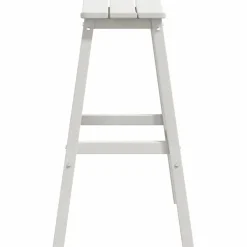 vidaXL Barkruk 2 st Wit 52 x 43 x 73,5 cm HDPE