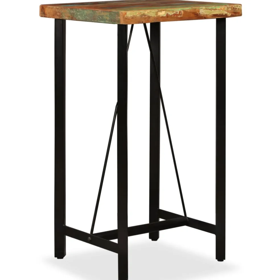 vidaXL Barset massief gerecycled hout 3-delig