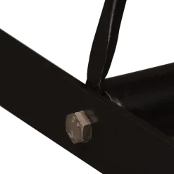 vidaXL Barset massief gerecycled hout, echt leer en canvas 3-delig