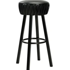 vidaXL Barstoelen 2 st kunstleer rood