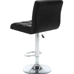 vidaXL Barstoelen 2 st kunstleer zwart