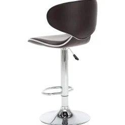vidaXL Barstoelen 2 st kunstleer bruin