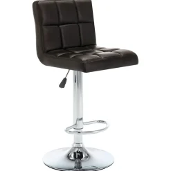 vidaXL Barstoelen 2 st kunstleer bruin