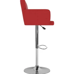 vidaXL Barstoelen 2 st kunstleer rood