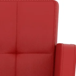 vidaXL Barstoelen 2 st kunstleer rood