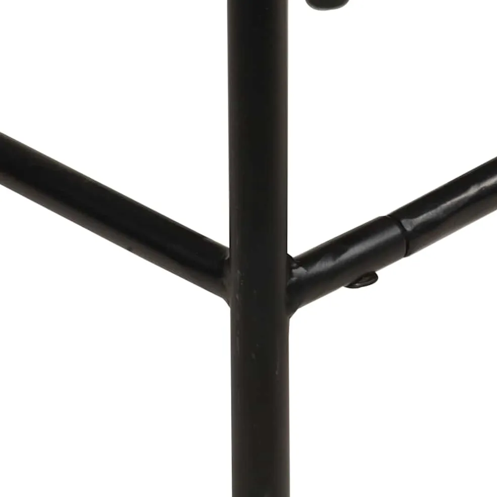 vidaXL Barstoelen 2 st massief gerecycled hout