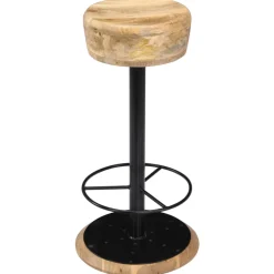 vidaXL Barstoelen 2 st massief mangohout