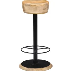 vidaXL Barstoelen 2 st massief mangohout