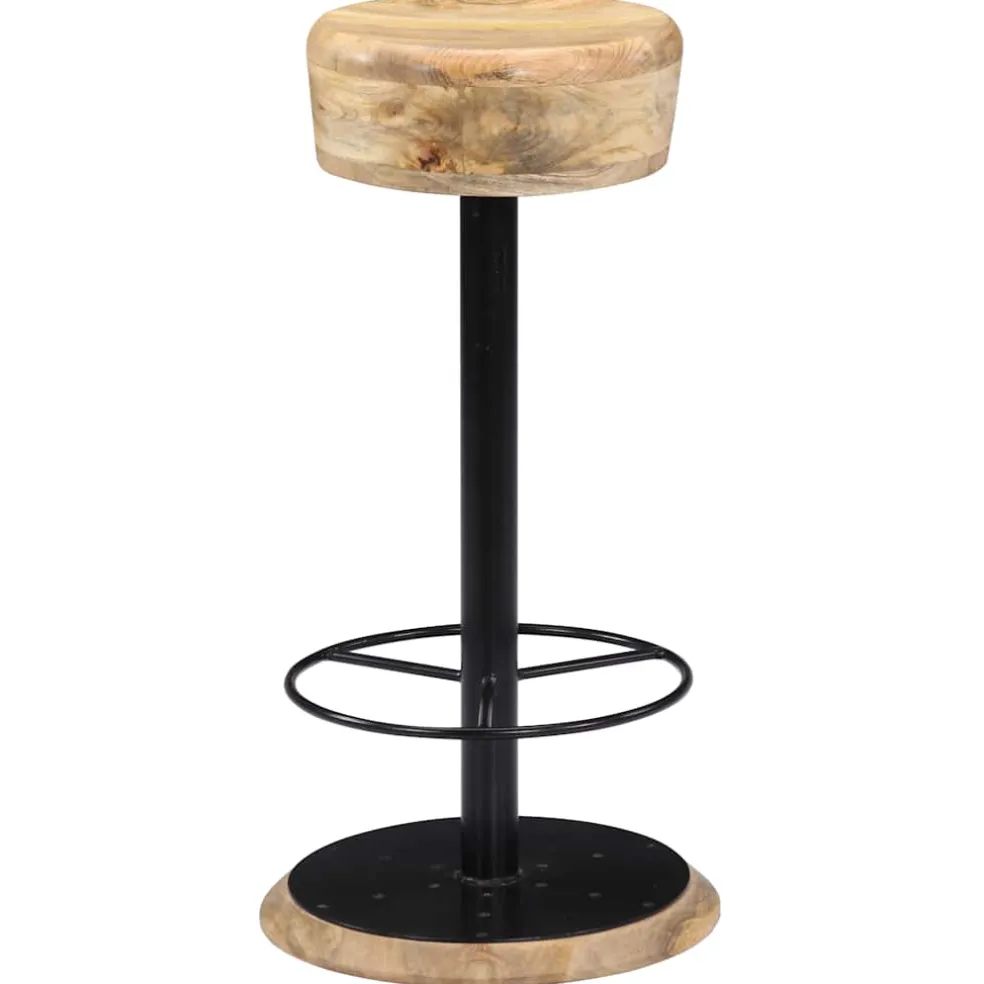 vidaXL Barstoelen 2 st massief mangohout