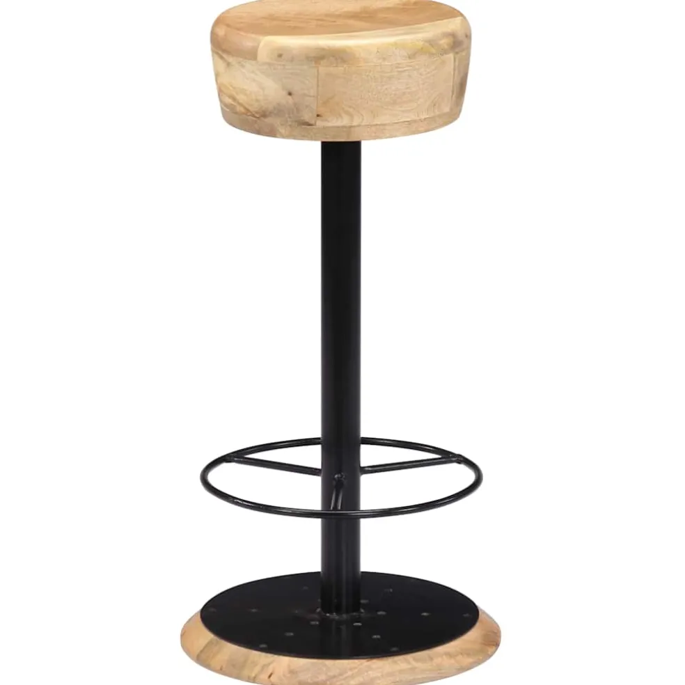 vidaXL Barstoelen 2 st massief mangohout