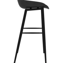 vidaXL Barstoelen 2 st zwart