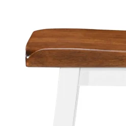 vidaXL Bartafel- en krukkenset massief hout 5-delig