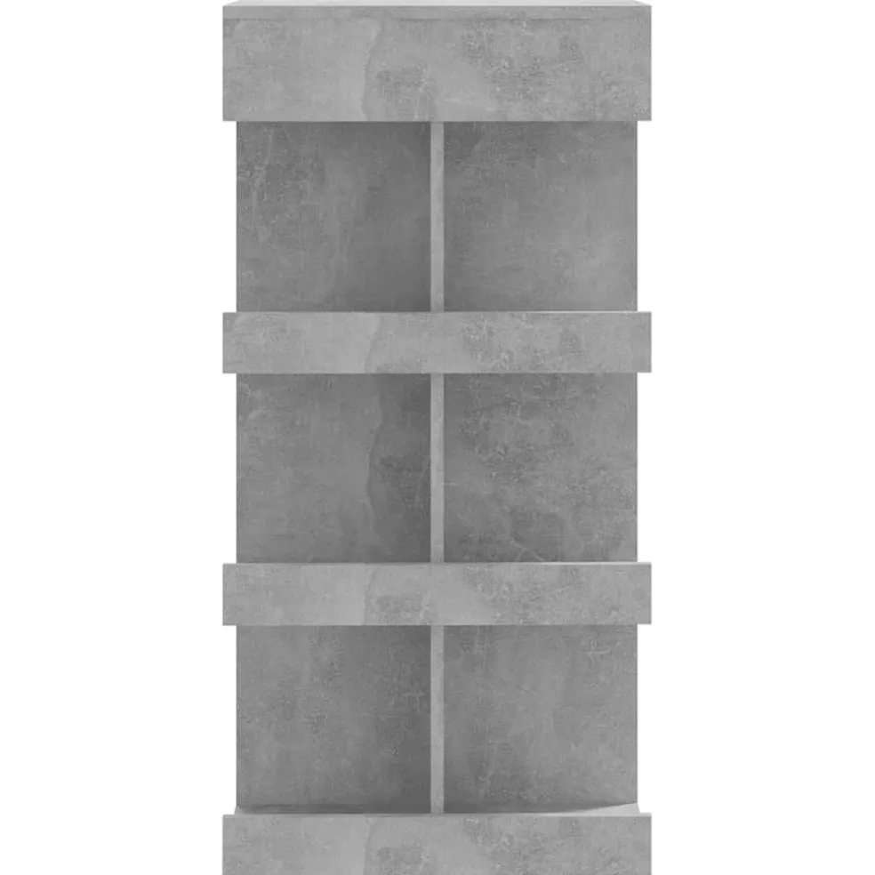 vidaXL Bartafel met opbergrek 100x50x101,5 cm bewerkt hout betongrijs