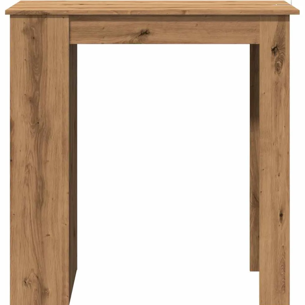 vidaXL Bartafel met opbergrek 102x50x103,5 cm artisanaal eikenkleurig