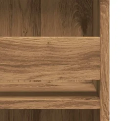 vidaXL Bartafel met opbergrek 102x50x103,5 cm artisanaal eikenkleurig