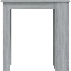 vidaXL Bartafel met opbergrek 102x50x103,5 cm hout grijs sonoma