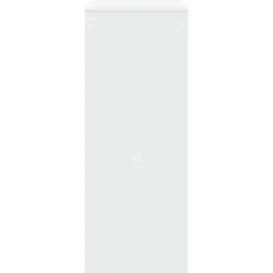 vidaXL Bartafel met rekken 90x40x103,5 cm bewerkt hout wit
