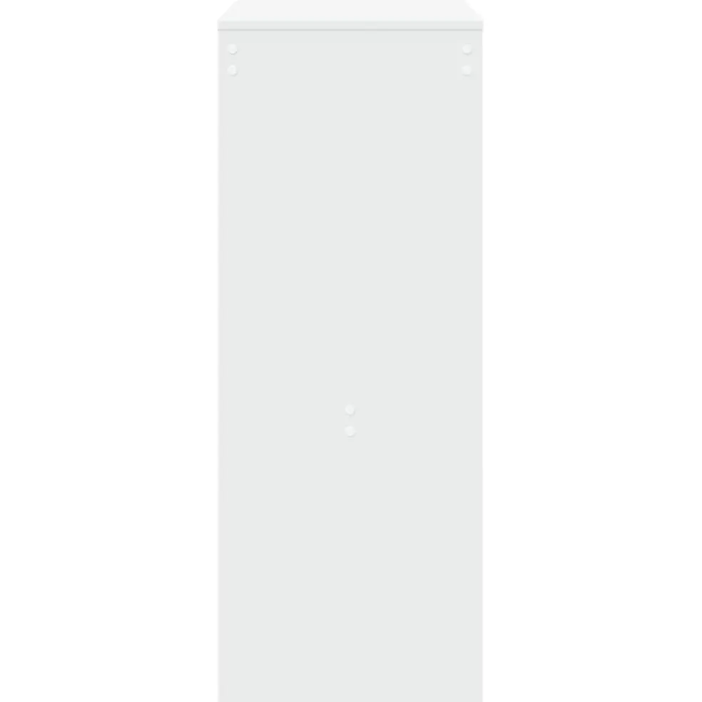 vidaXL Bartafel met rekken 90x40x103,5 cm bewerkt hout wit