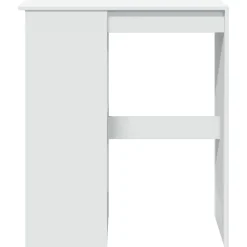 vidaXL Bartafel met rekken 90x47,5x103,5 cm bewerkt hout wit