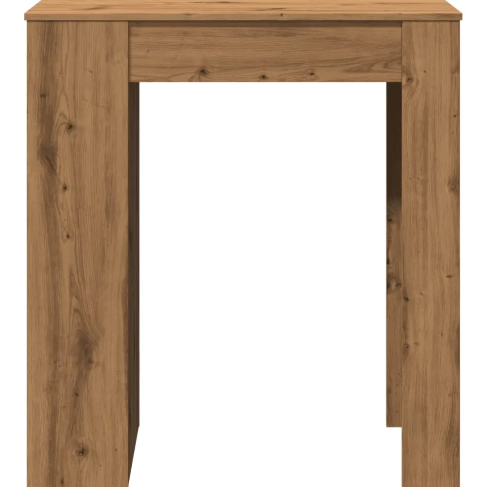 vidaXL Bartafel met rekken 95x47x103,5 cm hout artisanaal eikenkleur