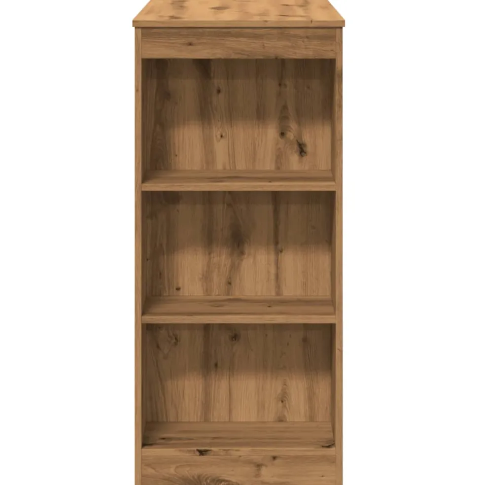 vidaXL Bartafel met rekken 95x47x103,5 cm hout artisanaal eikenkleur