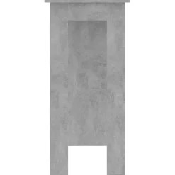 vidaXL Bartafel met schap 102x50x103,5 cm bewerkt hout betongrijs