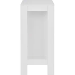 vidaXL Bartafel met schap 110x50x103 cm wit