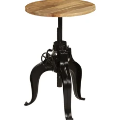 vidaXL Bartafel 60x(76-110) cm massief mangohout