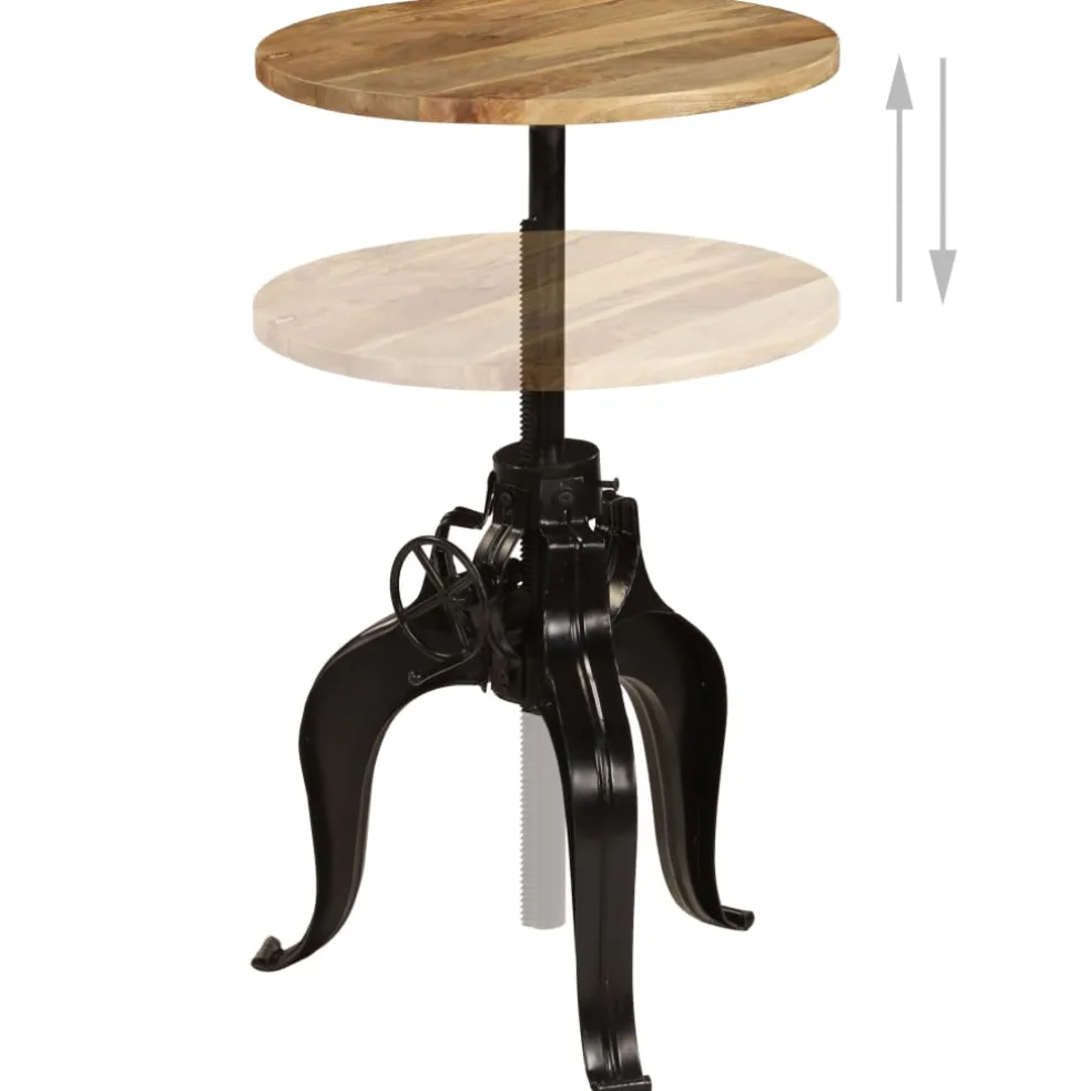 vidaXL Bartafel 60x(76-110) cm massief mangohout