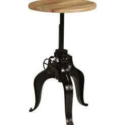 vidaXL Bartafel 60x(76-110) cm massief mangohout