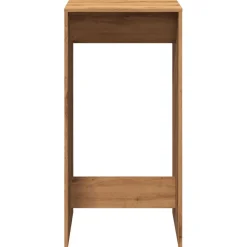 vidaXL Bartafel 51x50x103,5 cm bewerkt hout artisanaal eikenkleur