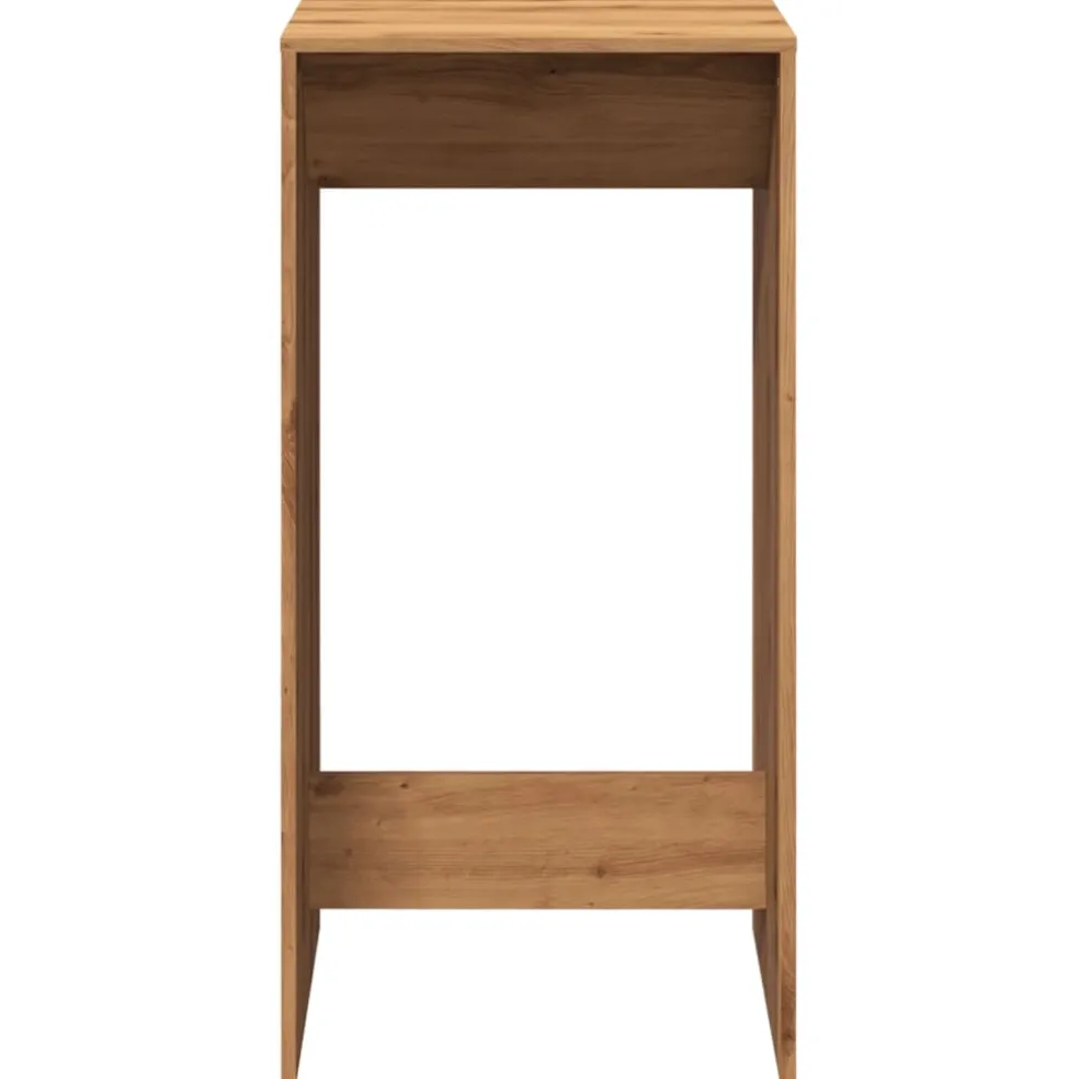 vidaXL Bartafel 51x50x103,5 cm bewerkt hout artisanaal eikenkleur