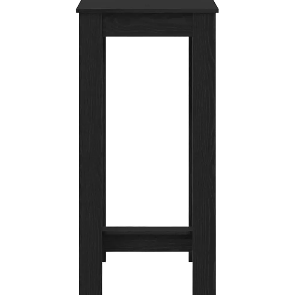 vidaXL Bartafel 51 x 50 x 103.5 cm Bewerkt hout Zwart Eiken