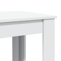 vidaXL Bartafel 51x50x103,5 cm bewerkt hout wit