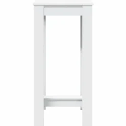vidaXL Bartafel 51x50x103,5 cm bewerkt hout wit