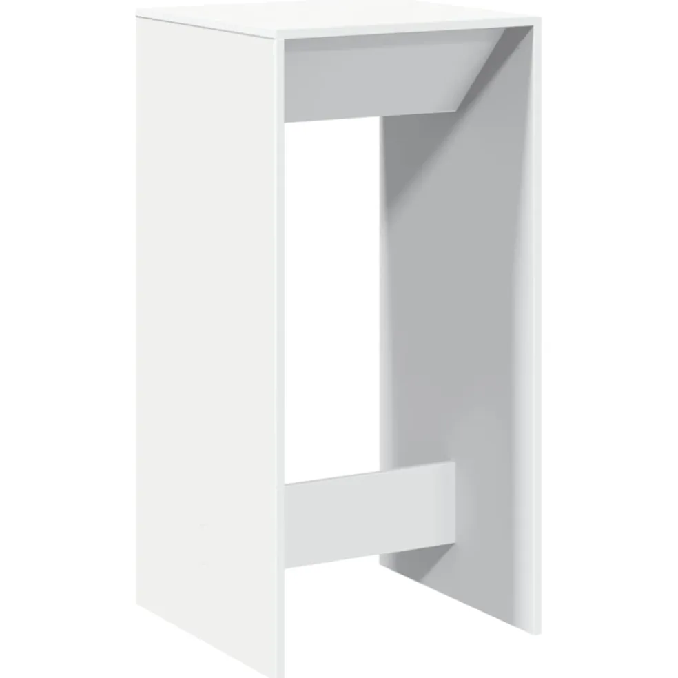 vidaXL Bartafel 51x50x103,5 cm bewerkt hout wit