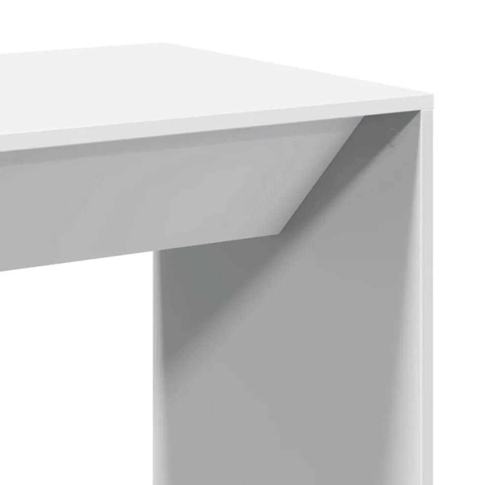 vidaXL Bartafel 51x50x103,5 cm bewerkt hout wit