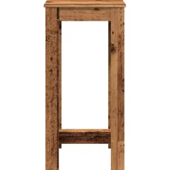 vidaXL Bartafel 51x50x103,5 cm bewerkt hout oud houtkleurig
