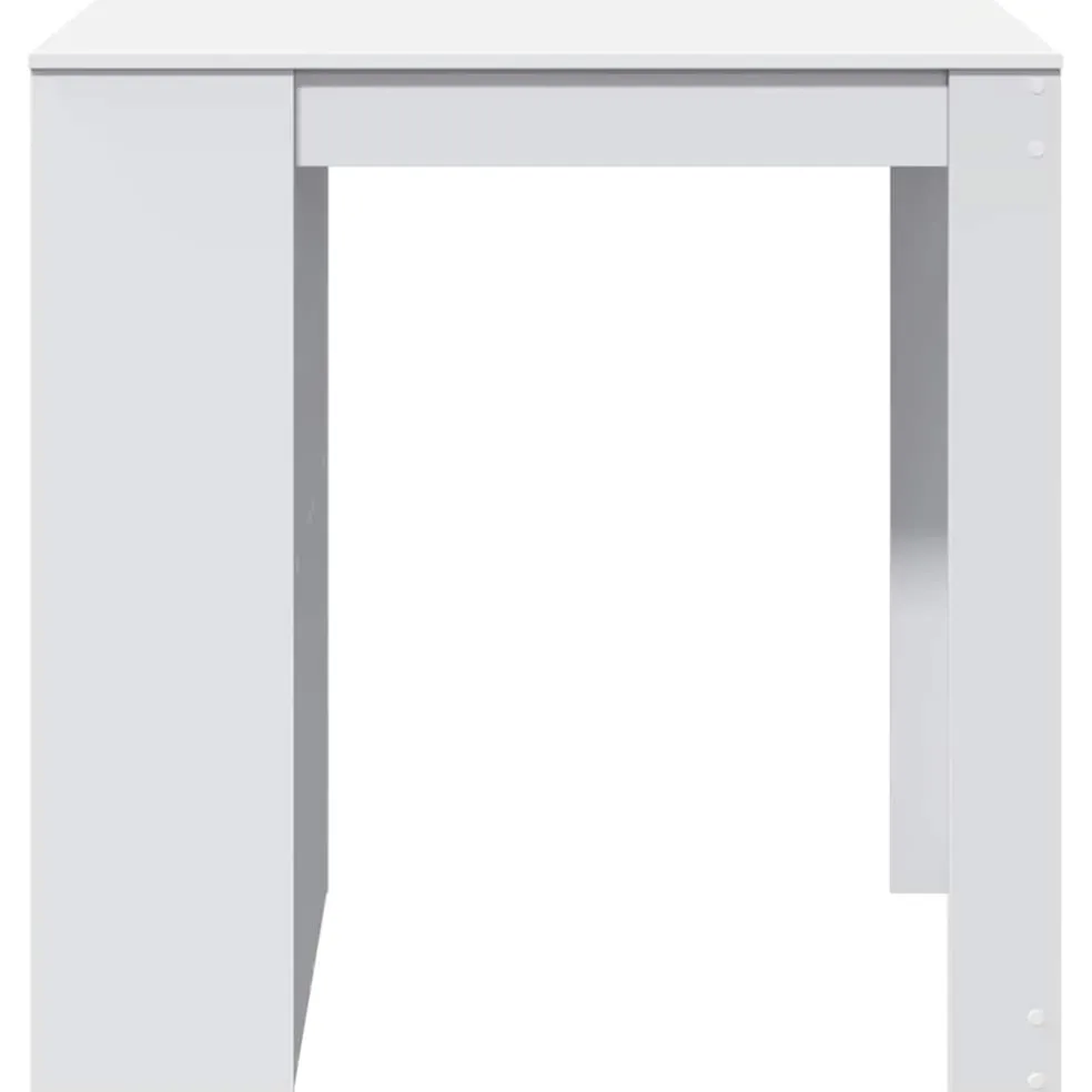 vidaXL Bartafel 102x70x103,5 cm bewerkt hout wit