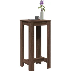 vidaXL Bartafel 51x50x103,5 cm bewerkt hout bruin eikenkleurig