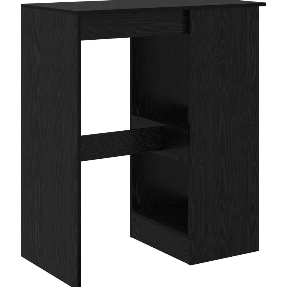 vidaXL Bartafel 90 x 47.5 x 103.5 cm Bewerkt hout Zwart Eiken