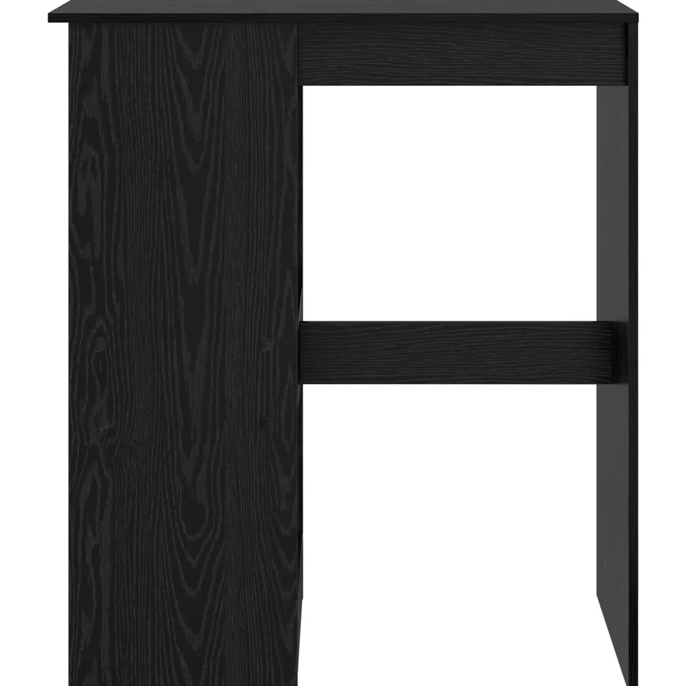 vidaXL Bartafel 90 x 47.5 x 103.5 cm Bewerkt hout Zwart Eiken