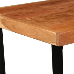 vidaXL Bartafel 60x60x107 cm massief acaciahout