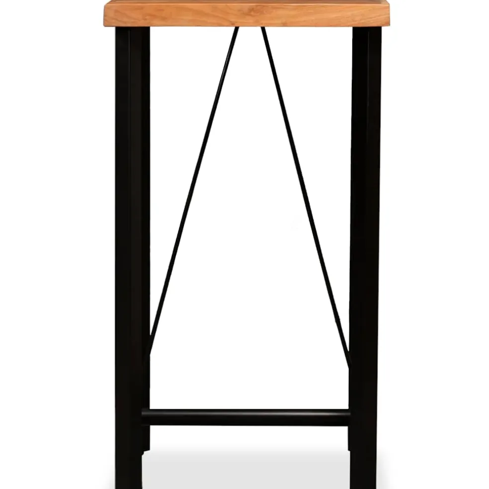 vidaXL Bartafel 60x60x107 cm massief acaciahout