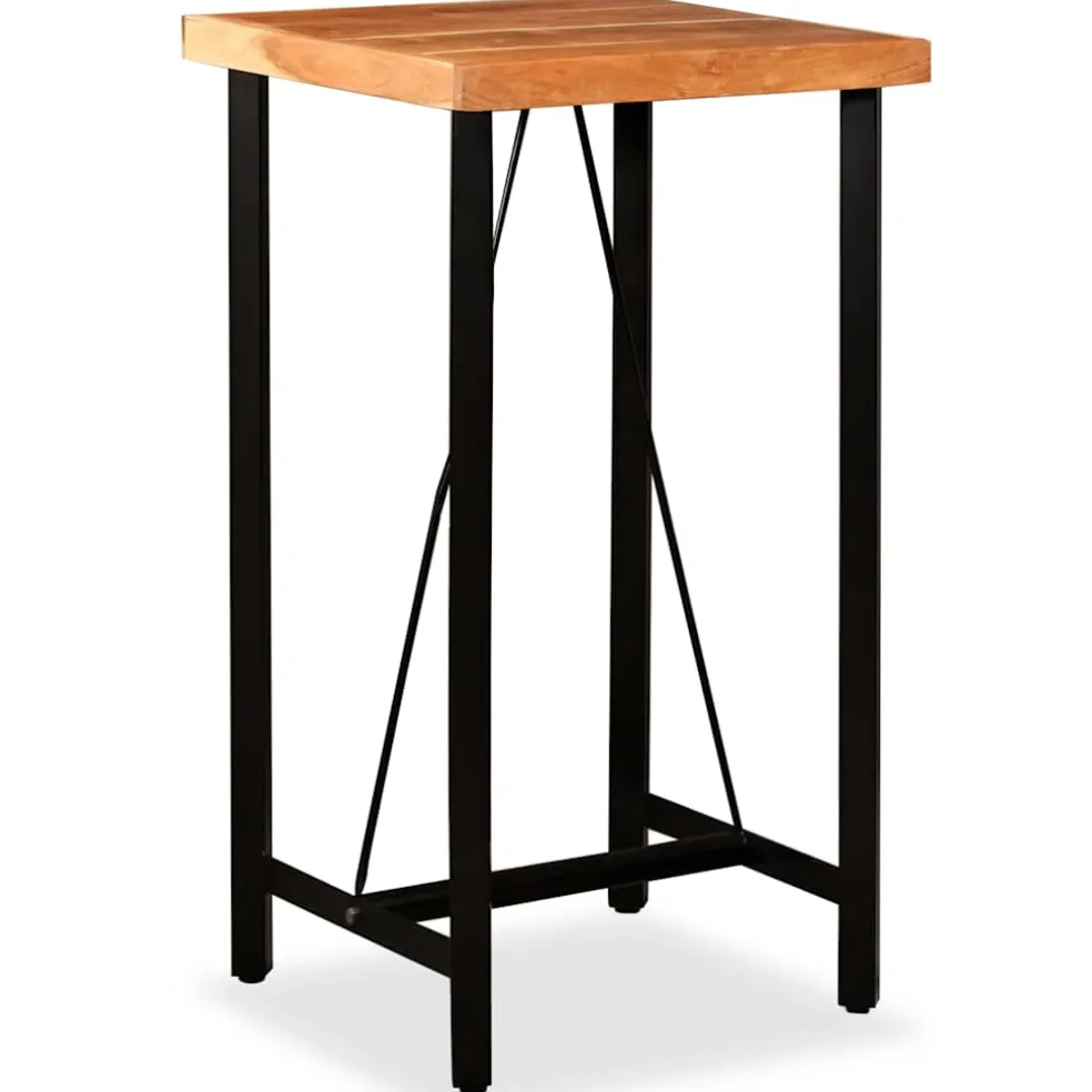 vidaXL Bartafel 60x60x107 cm massief acaciahout